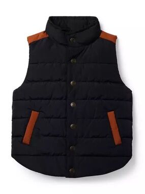 Janie and Jack Colorblocked Quilted Puffer Vest